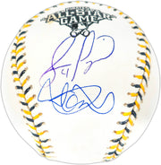Ichiro Suzuki & Jose Lopez Autographed Official 2006 All Star Game Logo Game Baseball Seattle Mariners IS Holo & Beckett BAS Witness QR Stock #238612