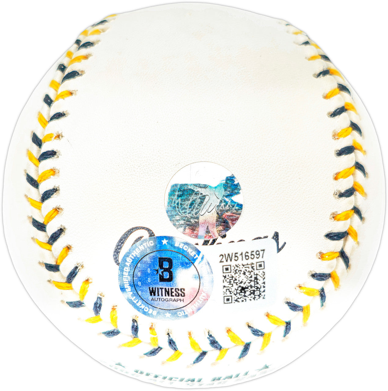 Ichiro Suzuki & Jose Lopez Autographed Official 2006 All Star Game Logo Game Baseball Seattle Mariners IS Holo & Beckett BAS Witness QR Stock #238612