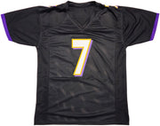 Baltimore Ravens Rashod Bateman Autographed Black Jersey Beckett BAS Witness Stock #238349