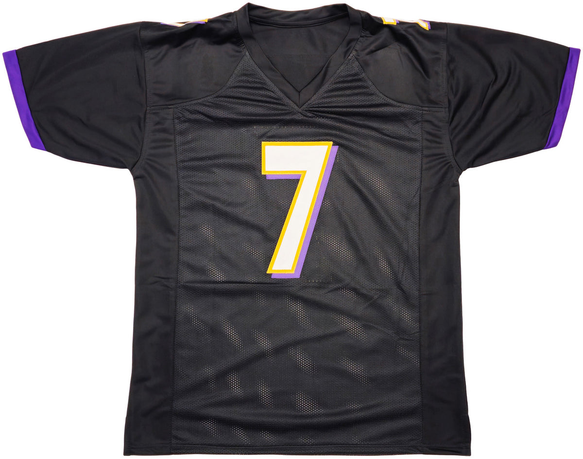 Baltimore Ravens Rashod Bateman Autographed Black Jersey Beckett BAS Witness Stock #238349