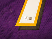 Baltimore Ravens Rashod Bateman Autographed Purple Jersey Beckett BAS Witness Stock #238350