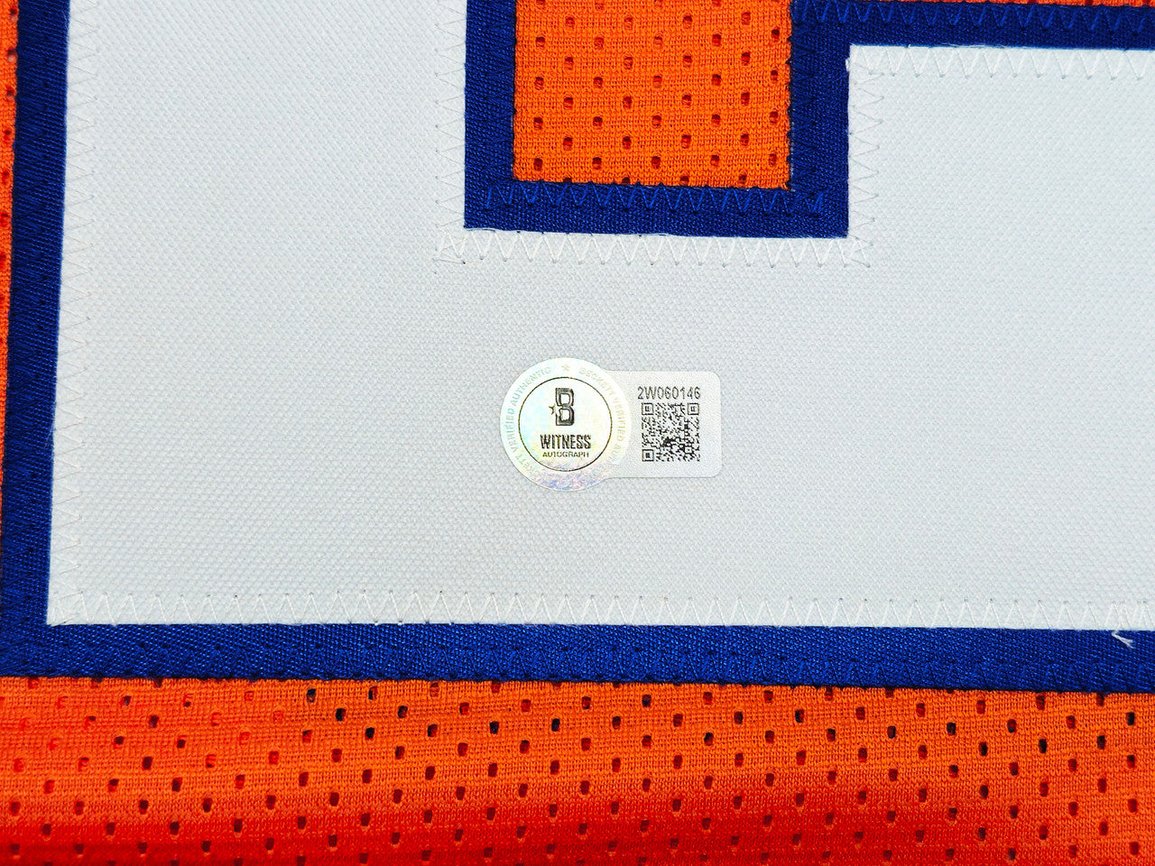 Denver Broncos Steve Atwater Autographed Orange Jersey Beckett BAS Witness Stock #238329
