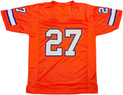 Denver Broncos Steve Atwater Autographed Orange Jersey Beckett BAS Witness Stock #238329
