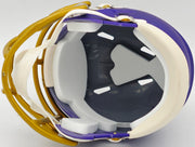 Rashod Bateman Autographed Baltimore Ravens 2024 Alternate Purple Speed Mini Helmet Beckett BAS Witness Stock #238351