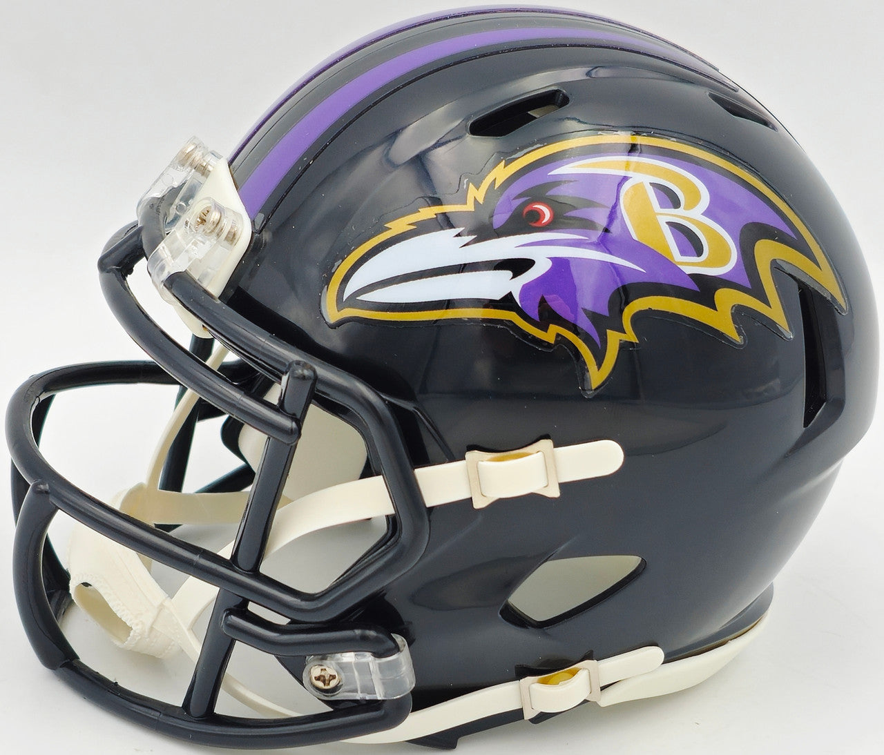 Rashod Bateman Autographed Baltimore Ravens Black Speed Mini Helmet Beckett BAS Witness Stock #238352