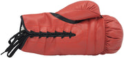 Sugar Ray Leonard & Thomas "Hitman" Hearns Autographed Red Everlast Boxing Glove LH JSA Stock #238354