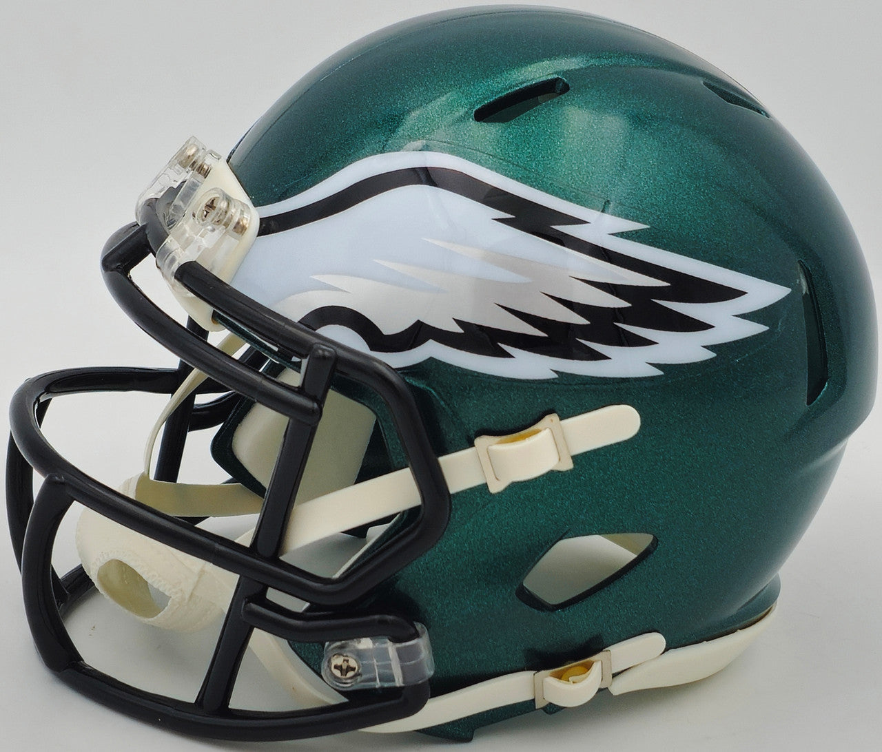 Jalen Carter Autographed Philadelphia Eagles Green Speed Mini Helmet Beckett BAS Witness Stock #238567