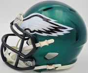 Darius Slay Jr. Autographed Philadelphia Eagles Green Speed Mini Helmet Beckett BAS Witness Stock #238575
