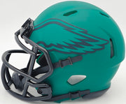 Jalen Carter Autographed Philadelphia Eagles Rave Green Speed Mini Helmet Beckett BAS Witness Stock #238568