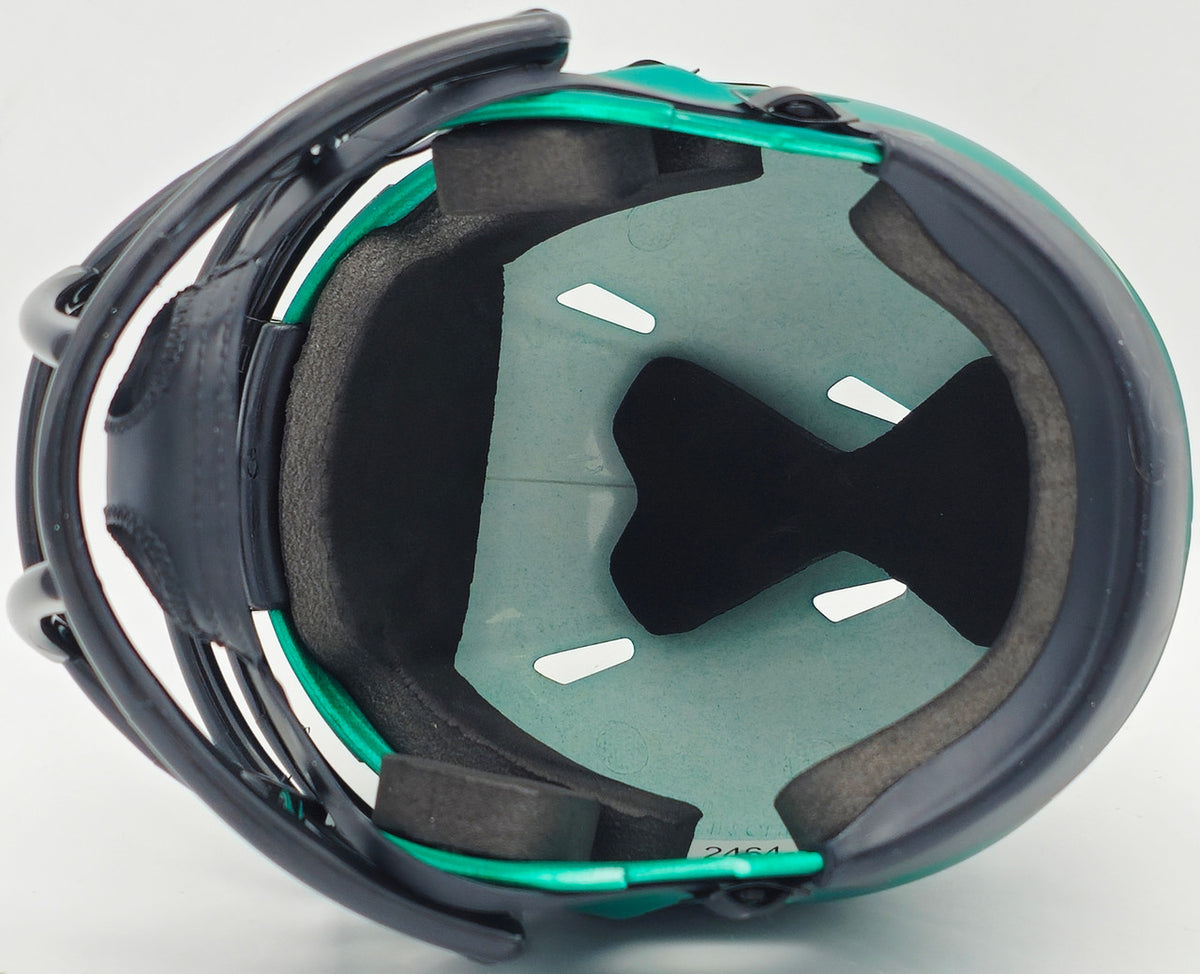 Jalen Carter Autographed Philadelphia Eagles Rave Green Speed Mini Helmet Beckett BAS Witness Stock #238568