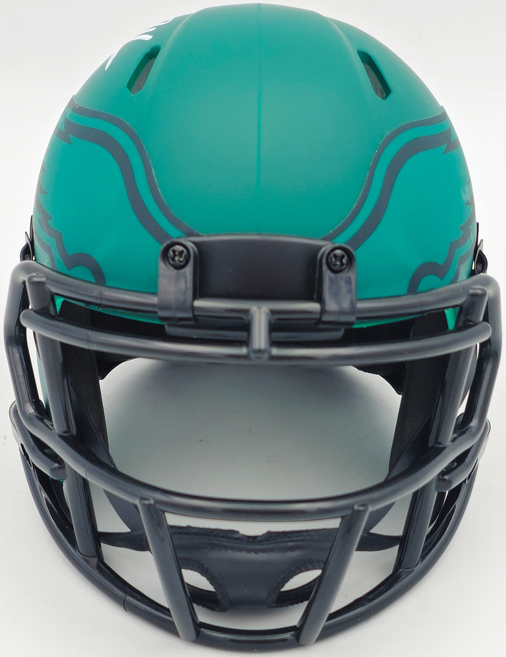 Brandon Graham Autographed Philadelphia Eagles Rave Green Speed Mini Helmet Beckett BAS Witness Stock #238571