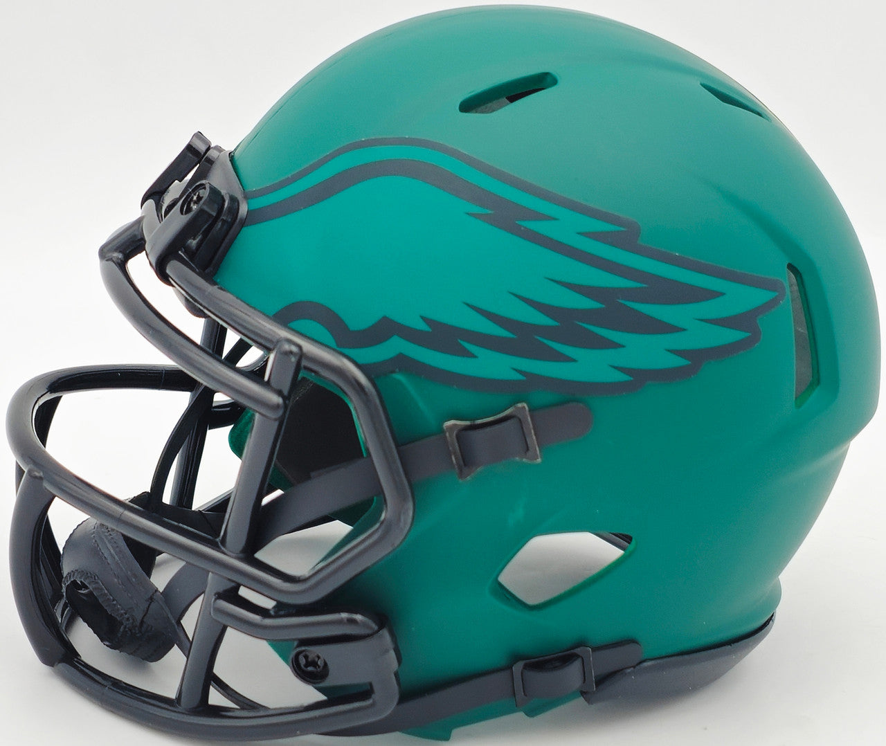 Brandon Graham Autographed Philadelphia Eagles Rave Green Speed Mini Helmet Beckett BAS Witness Stock #238571