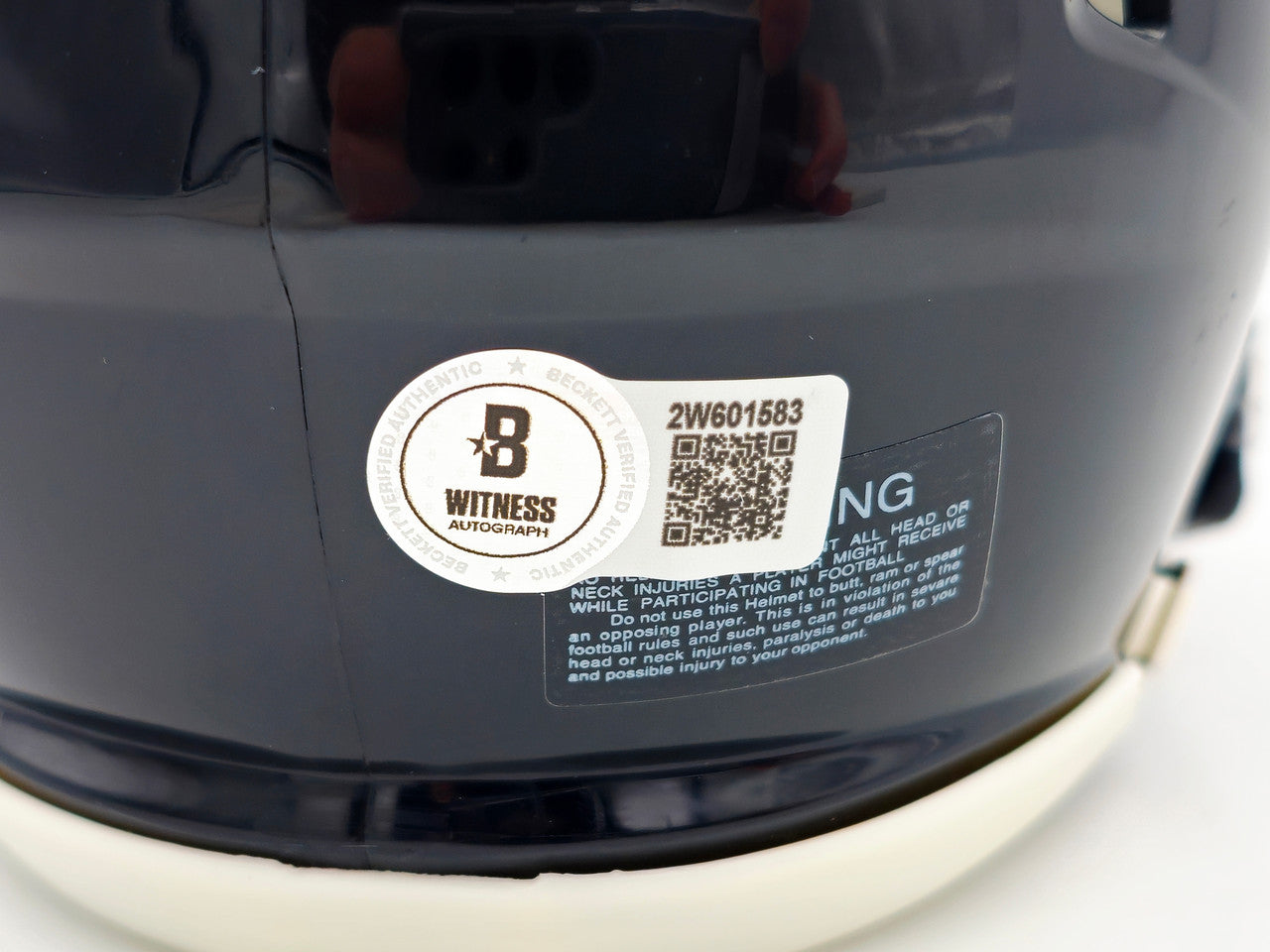 Jalen Carter Autographed Philadelphia Eagles 2022 Alternate Black Speed Mini Helmet Beckett BAS Witness Stock #238569