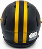 Alvin Kamara Autographed New Orleans Saints Eclipse Black Speed Mini Helmet Beckett BAS Witness Stock #224757