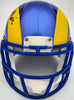Kyren Williams Autographed Los Angeles Rams Blue Speed Mini Helmet Beckett BAS Witness Stock #224759