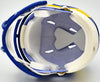 Kyren Williams Autographed Los Angeles Rams Blue Speed Mini Helmet Beckett BAS Witness Stock #224759