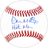 Don Mattingly Autographed Official MLB Baseball New York Yankees "Hit Man" Beckett BAS Witness Stock #224691