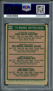 Jim Rice & Others Autographed 1975 Topps Rookie Card #616 PSA/DNA #93656365