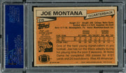 Joe Montana Autographed 1981 Topps Rookie Card #216 San Francisco 49ers "1979 NFL Draft, Rd. 3, & Pick 82" PSA/DNA #83446105