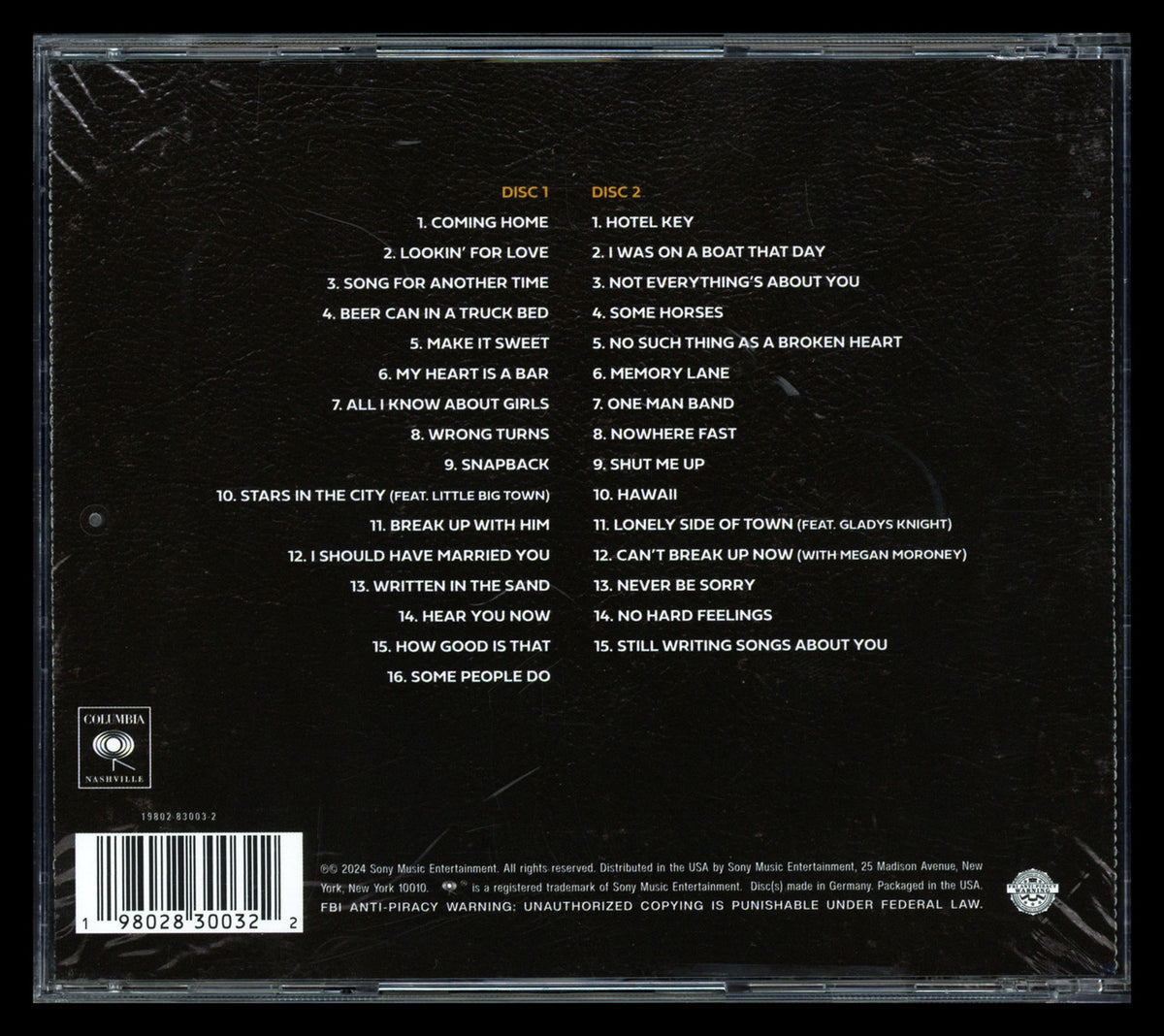 Old Dominion Autographed "Odies But Goodies" CD Cover Signed By All 5 Band Members Beckett BAS #AE08280