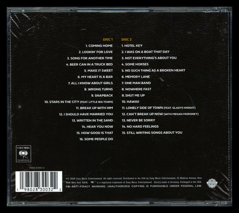 Old Dominion Autographed "Odies But Goodies" CD Cover Signed By All 5 Band Members Beckett BAS #AE08280