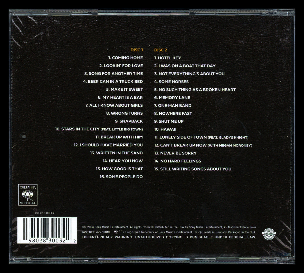 Old Dominion Autographed "Odies But Goodies" CD Cover Signed By All 5 Band Members Beckett BAS #AE08281