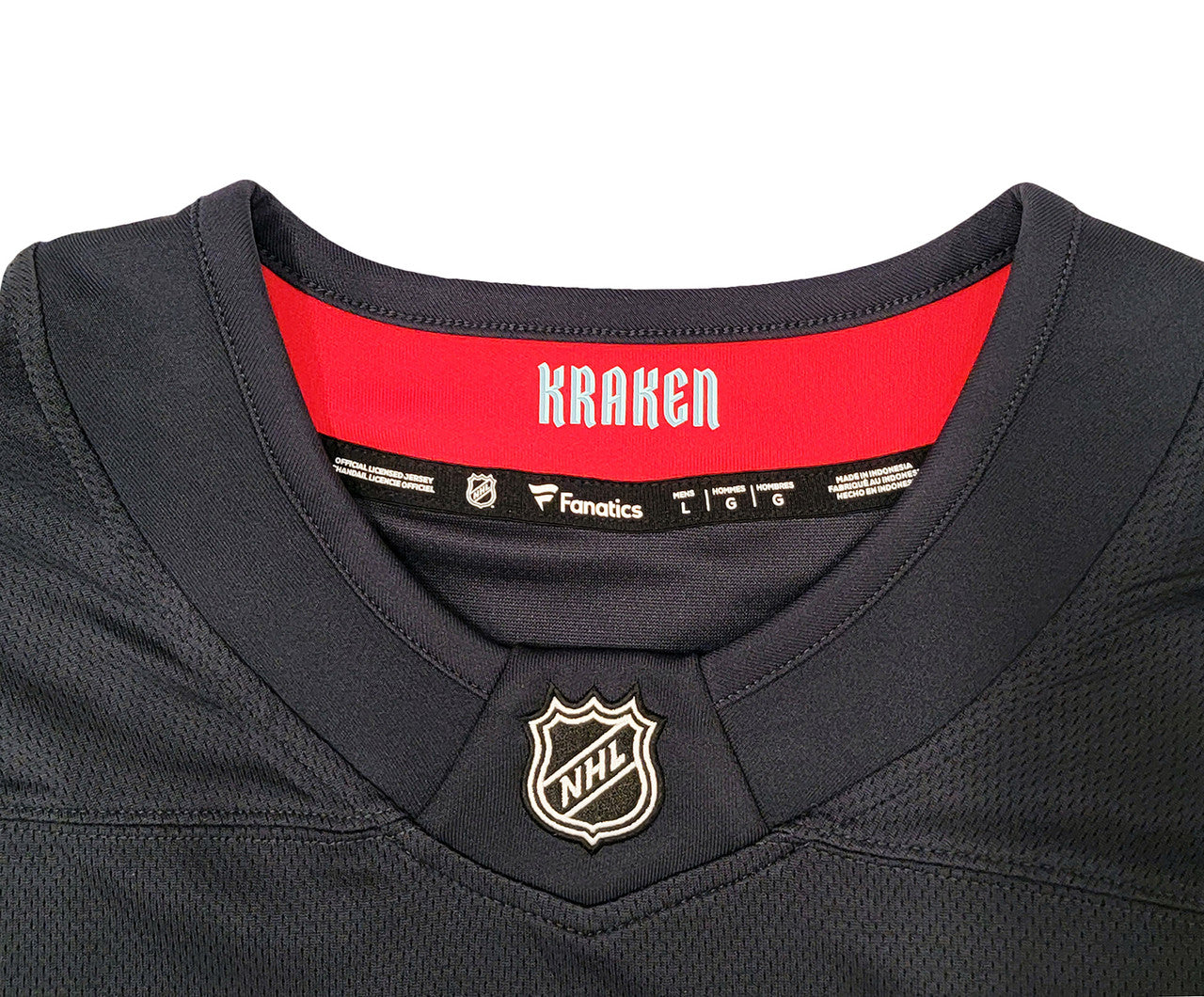 Seattle Kraken Philipp Grubauer Autographed Blue Fanatics Jersey Size XL Fanatics Holo Stock #211745