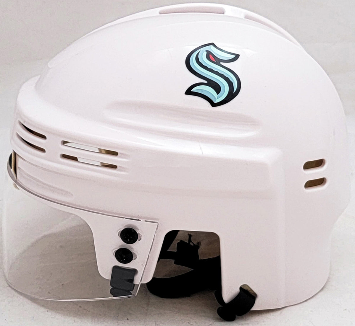 Ryan Donato Autographed Seattle Kraken White Mini Helmet Fanatics Holo Stock #211733