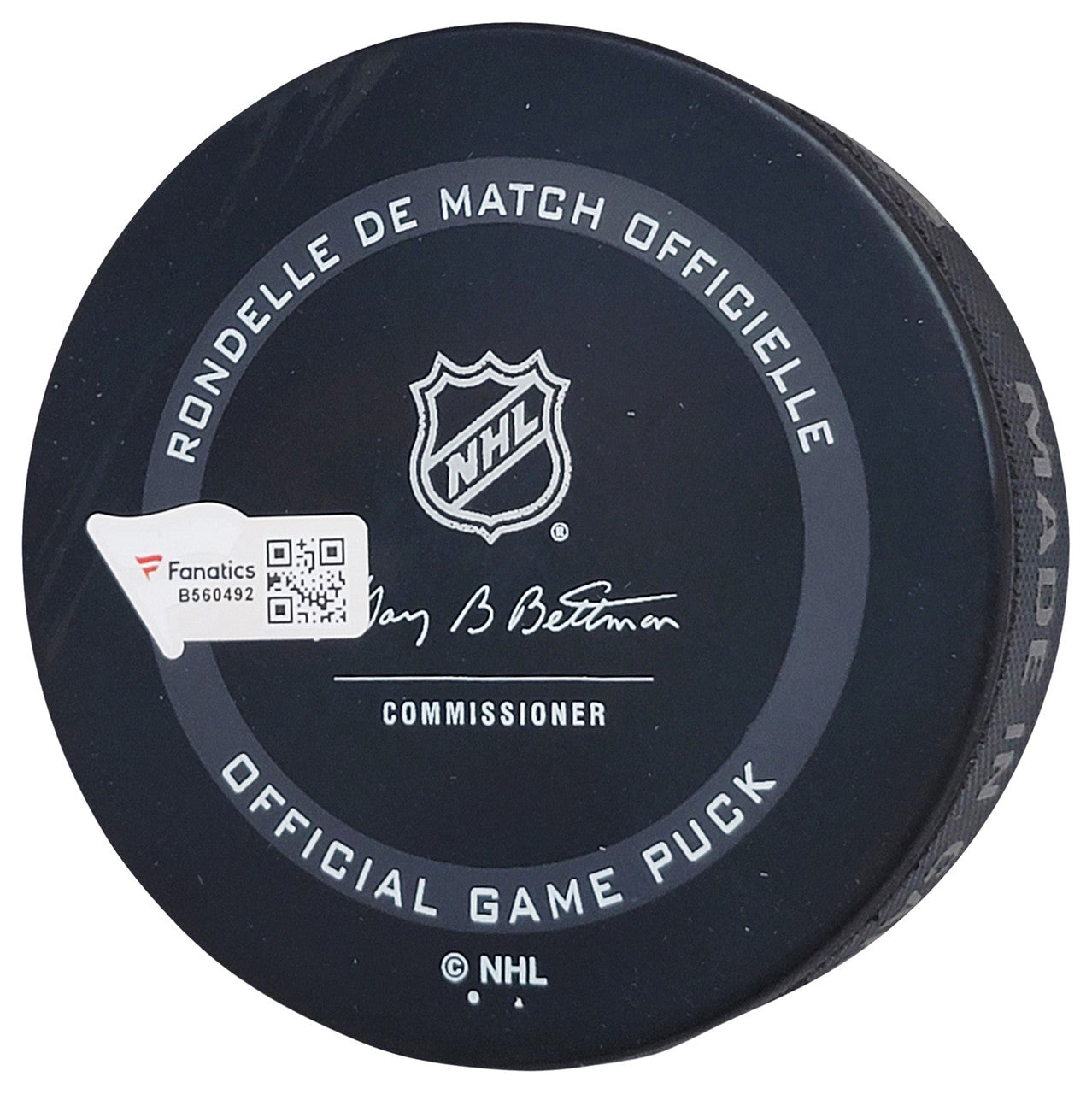 Ryan Donato Autographed Official Seattle Kraken Inaugural Season Logo Hockey Game Puck Fanatics Holo Stock #211731