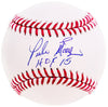 Pedro Martinez Autographed Official MLB Baseball Boston Red Sox "HOF 15" Beckett BAS Witness Stock #211747