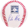 Pedro Martinez Autographed Official Hall of Fame HOF Logo Baseball Boston Red Sox Beckett BAS Witness Stock #211749