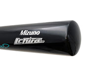 Ichiro Suzuki Autographed Black Mizuno Player Model Bat Seattle Mariners "01 ROY/MVP" IS Holo Stock #212165