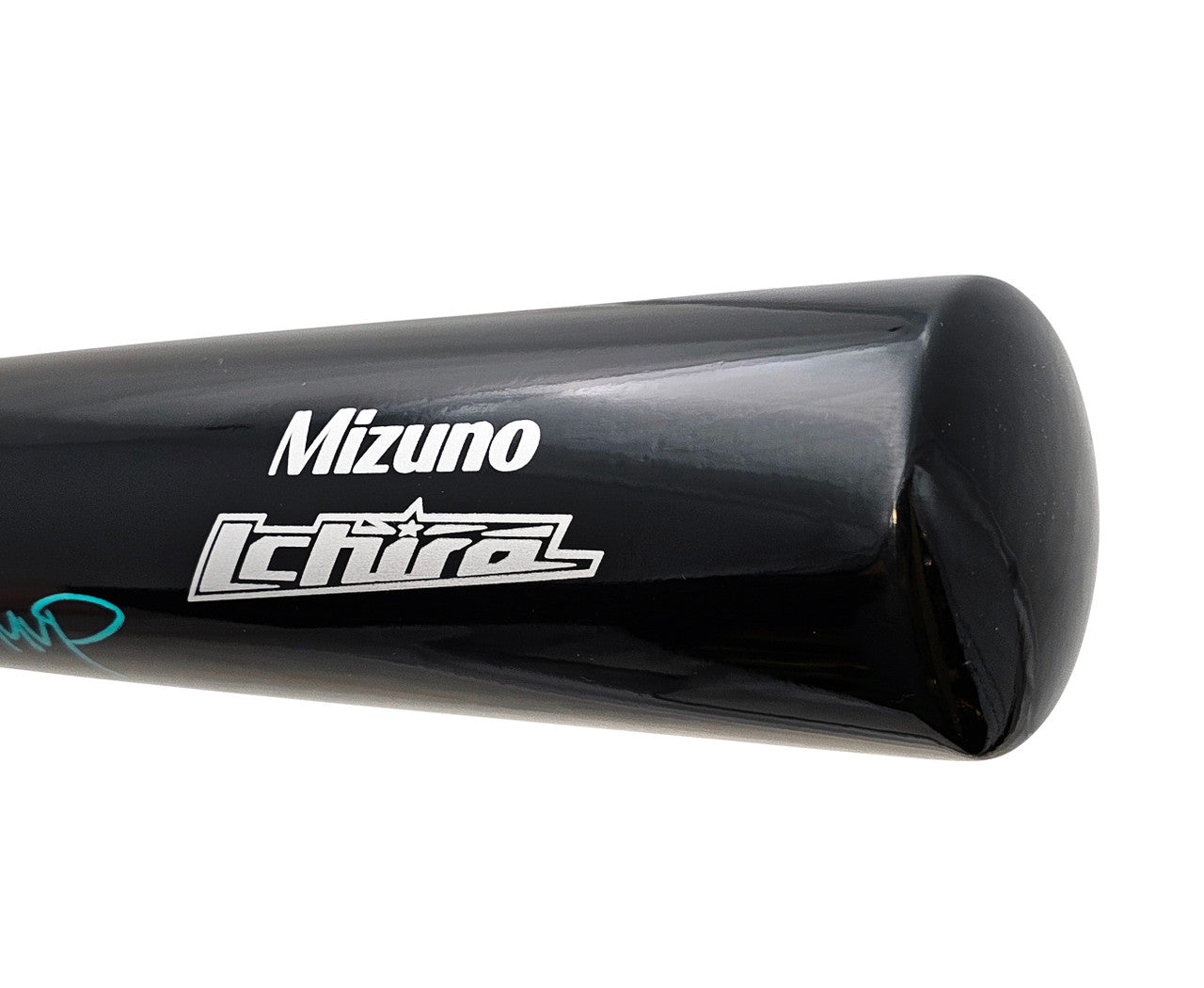 Ichiro Suzuki Autographed Black Mizuno Player Model Bat Seattle Mariners "01 ROY/MVP" IS Holo Stock #212165