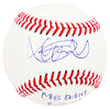 Ichiro Suzuki Autographed Official MLB Baseball Seattle Mariners "MLB Debut 4-2-01" IS Holo Stock #212161