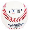 Wade Boggs Autographed Official MLB Baseball Boston Red Sox "3010 Hits" Beckett BAS Witness Stock #212197
