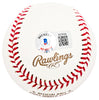 Miguel Cabrera Autographed Official 2003 World Series Logo Baseball Detroit Tigers Beckett BAS Witness Stock #212233
