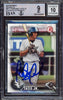 Fernando Tatis Jr. Autographed 2016 Bowman Prospect Rookie Card #BP17 San Diego Padres BGS 9 Auto Grade Gem Mint 10 Beckett BAS Stock #212273