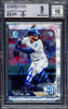 Fernando Tatis Jr. Autographed 2019 Bowman Chrome Rookie Card #26 San Diego Padres BGS 9 Auto Grade Gem Mint 10 Beckett BAS Stock #212283