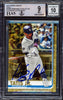 Fernando Tatis Jr. Autographed 2019 Topps Update Gold Rookie Card #US56 San Diego Padres BGS 9 Auto Grade Gem Mint 10 Beckett BAS #15350436