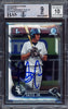 Fernando Tatis Jr. Autographed 2016 Bowman Chrome Prospect Rookie Card #BCP17 San Diego Padres BGS 9 Auto Grade Gem Mint 10 Beckett BAS #15350400