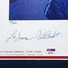 Victory Autographed Framed 19x22 Lithograph Photo With 7 Signatures Including Neil Armstrong, Muhammad Ali, & Hank Aaron #/100 With Artist Proof PSA/DNA Stock #210992
