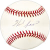 Herb Score Autographed Official AL Baseball Cleveland Indians Beckett BAS QR #BL93542