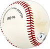 Vicente Amor Autographed Official NL Baseball Cincinnati Reds Beckett BAS QR #BL93576