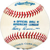 Oscar Azocar Autographed Official AL Baseball New York Yankees, San Diego Padres Beckett BAS QR #BL93627