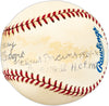 Morris Red Badgro Autographed Official AL Baseball St. Louis Browns "Best Wishes to Kasey" Beckett BAS QR #BL93632