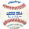 Dr. Bob Poser Autographed Official AL Baseball Chicago White Sox Beckett BAS QR #BL93643