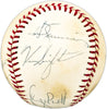 1970's MLB Stars & HOFer's Autographed Official AL Baseball With 7 Signatures Including George Brett & Mike Schmidt Beckett BAS #AC98325