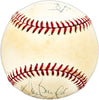 1970's MLB Stars & HOFer's Autographed Official AL Baseball With 7 Signatures Including George Brett & Mike Schmidt Beckett BAS #AC98325