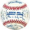 1997 Minnesota Twins Team Autographed Official AL Baseball With 31 Signatures Including Paul Monitor SKU #225424