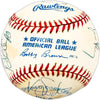1990 New York Yankees Team Signed Autographed Official AL Baseball With 14 Signatures Including George Steinbrenner & Dave Winfield Beckett BAS #AC98332